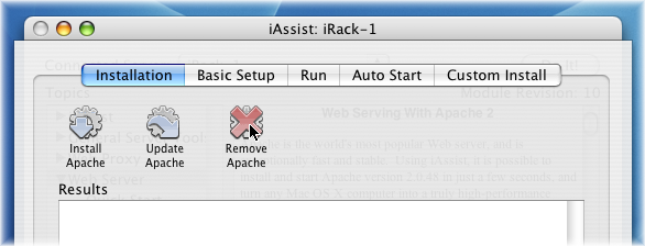 Removing iAssist Apache 2